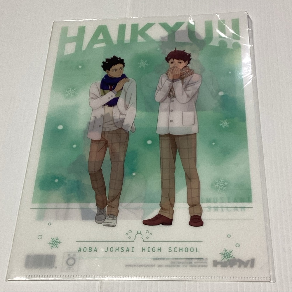 Haikyu!! Oikawa & Iwaizumi Clear File Folder WS4 S1 NIP